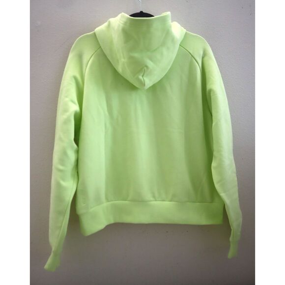 Athleta 473713062 Women Sz XS Citron/Yellow Green Easy Fleece 1/2 Zip Hoodie - Picture 2 of 10